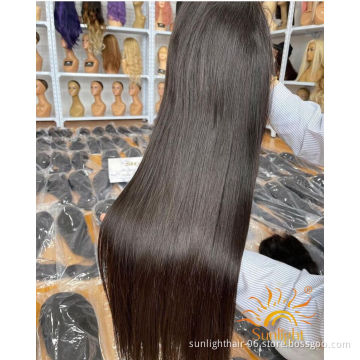 Sunlight  bas prix Perruque du styleT sans colle vrai Remy chevuex humaine bresilien/Indien haute qualite perruques